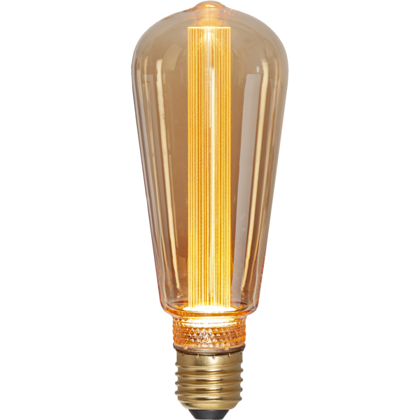 LED Lampa E27 | 2W | amberfärg